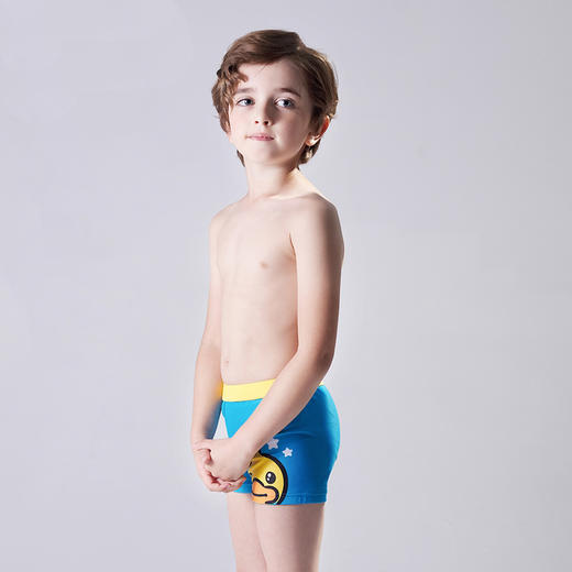 童丨B.duck小黄鸭儿童泳裤男童新款宝宝可爱游泳装备男孩短裤【BD2132003-1】 商品图1