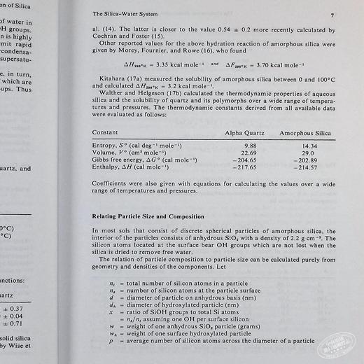 【中商原版】Chemistry of Silica Solubility Polymerization Colloid 英文原版 二氧化硅的化学性质 Ralph K. Iler 商品图7
