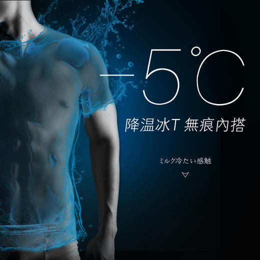 【秒降5° 瞬间冰爽！】羊奶丝男t恤 夏季冰爽无痕短袖 超薄丝滑·防皱·冷感·透气·速干·超弹 商品图0