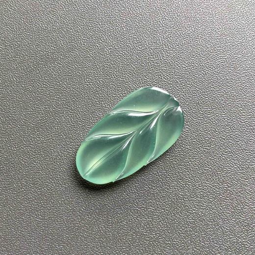 高冰种淡晴水翡翠叶子 商品图5