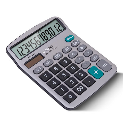 得力1837桌面计算器(银色)(台) 商品图1