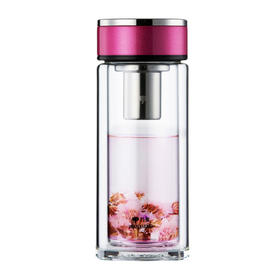 万象双层玻璃杯185ML/V30L（颜色随机）