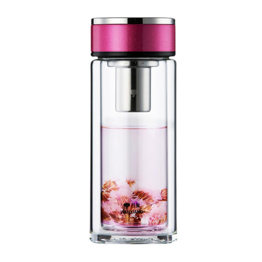 万象双层玻璃杯185ML/V30L（颜色随机） 商品图0