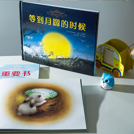 玛格丽特经典绘本（重要书+小兔听听听+等到月圆的时候）全三册 商品图4