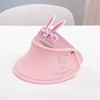 【17款可选】儿童防晒帽子女童夏季薄款大檐宝宝遮阳帽出游沙滩凉帽童装空顶帽 商品缩略图5