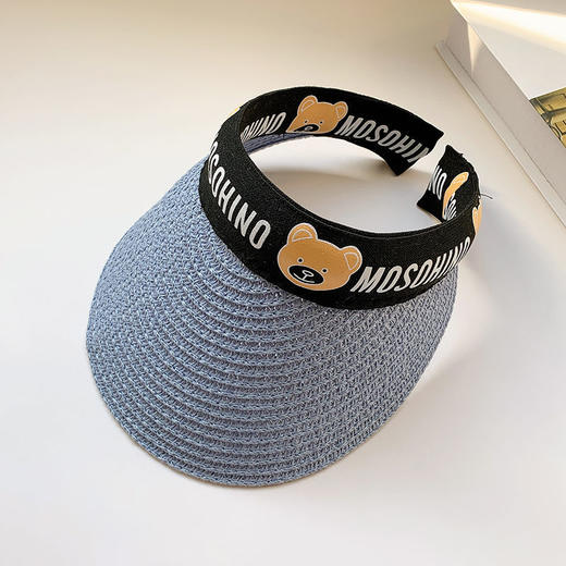 【儿童防晒空顶帽】女宝宝无顶草帽男童装帽子遮阳帽夏季薄款凉帽太阳帽 商品图7