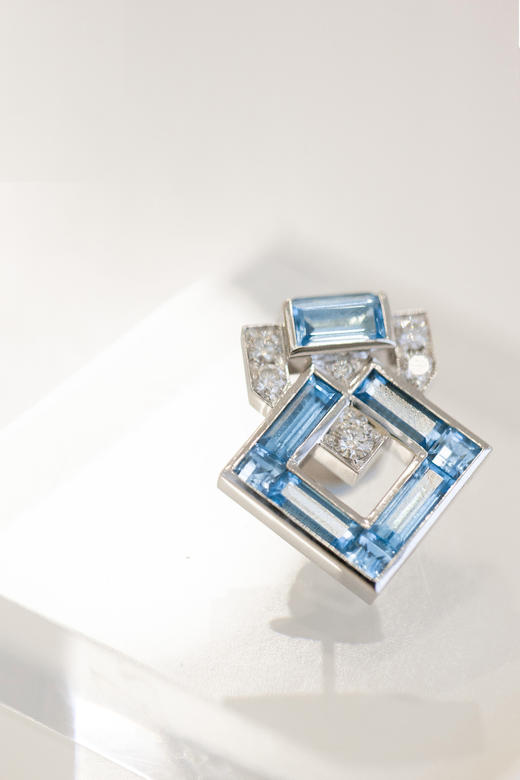 鹿鸣致敬经典：Art Deco装饰艺术设计胸针 商品图1