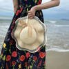 【网红草帽女】夏天沙滩海边出游遮阳渡假防晒大帽檐大沿凉帽太阳上衣帽子 商品缩略图7