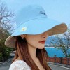 【大帽檐】帽子女夏季防晒双面渔夫帽雏菊上衣遮阳大帽檐盆帽 商品缩略图7