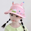 【17款可选】儿童防晒帽子女童夏季薄款大檐宝宝遮阳帽出游沙滩凉帽童装空顶帽 商品缩略图4