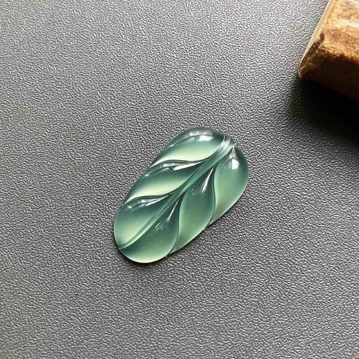 高冰种淡晴水翡翠叶子 商品图2