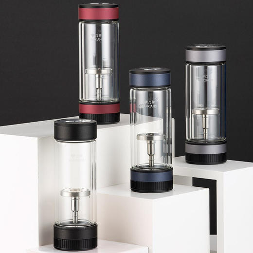 万象双层玻璃杯V258L（颜色随机） 商品图3