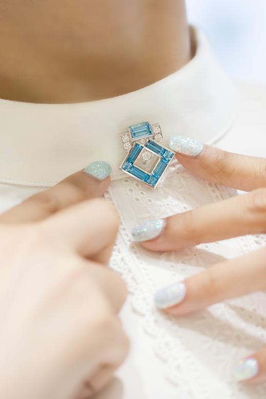 鹿鸣致敬经典：Art Deco装饰艺术设计胸针 商品图2