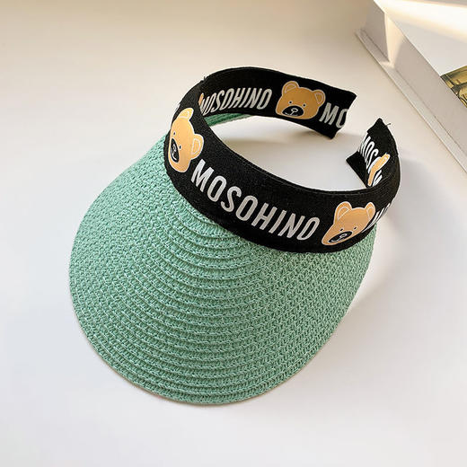 【儿童防晒空顶帽】女宝宝无顶草帽男童装帽子遮阳帽夏季薄款凉帽太阳帽 商品图8