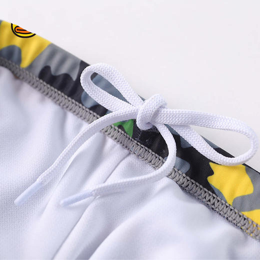 童丨B.duck小黄鸭儿童泳裤男童小孩中大童五分平角小童宝宝学游泳裤子【BD204014-1】 商品图2