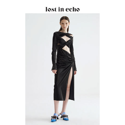 【下架】lost in echo 原创设计师品牌 绑结字母量子头穆勒鞋 商品图2