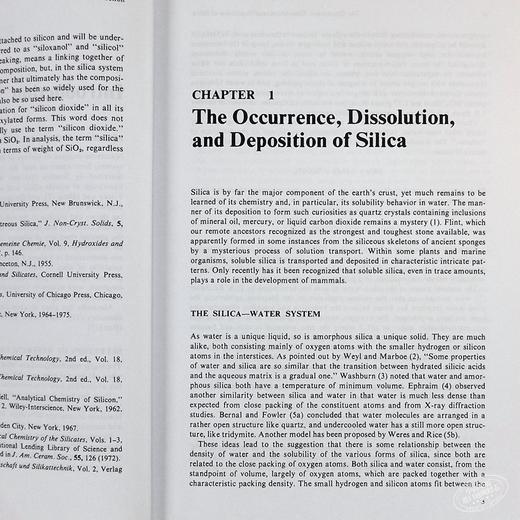 【中商原版】Chemistry of Silica Solubility Polymerization Colloid 英文原版 二氧化硅的化学性质 Ralph K. Iler 商品图5