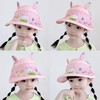 【17款可选】儿童防晒帽子女童夏季薄款大檐宝宝遮阳帽出游沙滩凉帽童装空顶帽 商品缩略图0