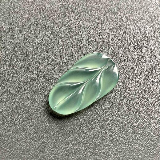 高冰种淡晴水翡翠叶子 商品图5