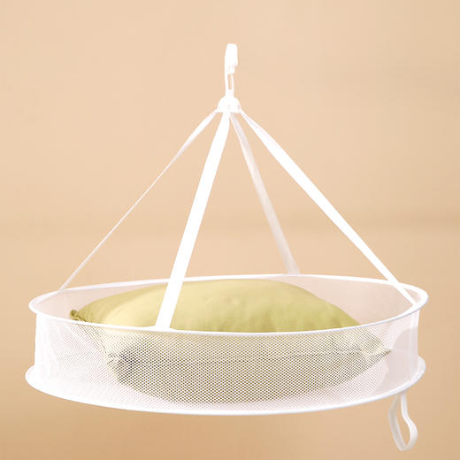 FaSoLa 晒衣篮晾衣网 平铺晒袜子神器晾晒菜干货毛衣网兜晾篓衣架 商品图5