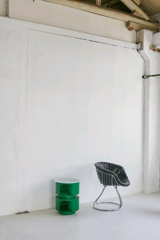 1970s PAM AM黑色皮质休闲椅 商品图4