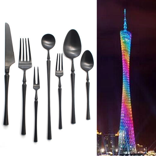 知力行小蛮腰餐刀砂光本色 商品图3