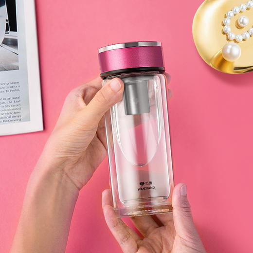 万象双层玻璃杯185ML/V30L（颜色随机） 商品图2