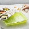 博尔乐乐视方形大号提手快餐盘五格（颜色随机） 商品缩略图2