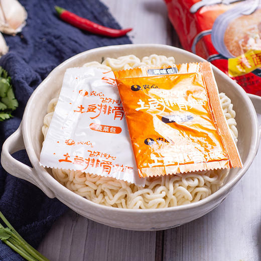 【五连包~土豆排骨味】农心拉面120g*5袋 商品图7
