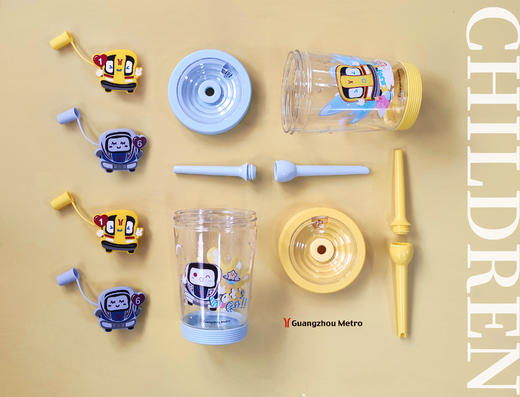 地铁列车便携吸管杯 商品图4