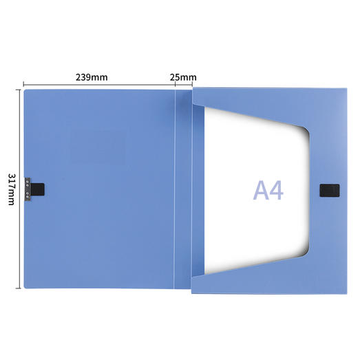 得力5681档案盒(蓝)(只) 商品图1