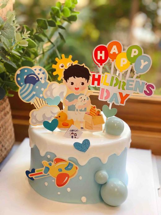 六一儿童节男孩奶油蛋糕 下单前请仔细阅读商品详情 商品图1