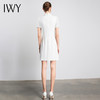 IWY/白色短袖职业连衣裙气质设计感经理工作服时尚轻熟管理层显白Q11212 商品缩略图3