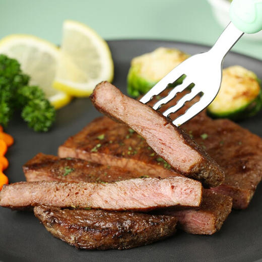 【严选+优价爆款】中厨联儿童牛排 130g/袋 （买8送2 实发10袋） 商品图1