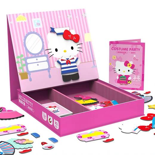 Hello Kitty换装磁贴 儿童换装游戏 专注力训练 商品图1