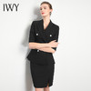 IWY/黑色短袖职业女裙经理ol减龄半身裙小西装时尚潮流管理层名媛CPS11231 商品缩略图1