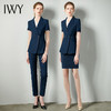 IWY/藏青职业女裙女神范休闲装气质ol包裙正装显白时尚款短袖C11240+S11345 商品缩略图4