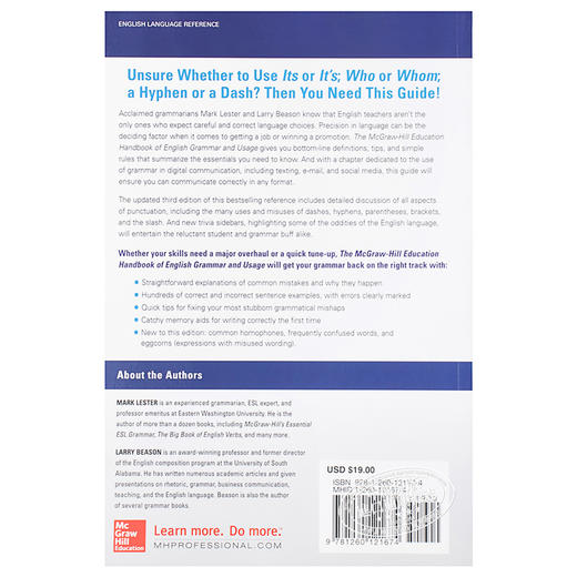 预售 【中商原版】麦克劳希尔英语语法及用法手册（第3版）英文原版 McGraw-Hill Education Handbook of English Grammar & Usage 商品图3