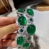 价值1000+ 521福利！沧海遗珠！天然起光玻璃种绿玉髓手镯 百万翡翠即视感！合金底座 预售 商品缩略图6