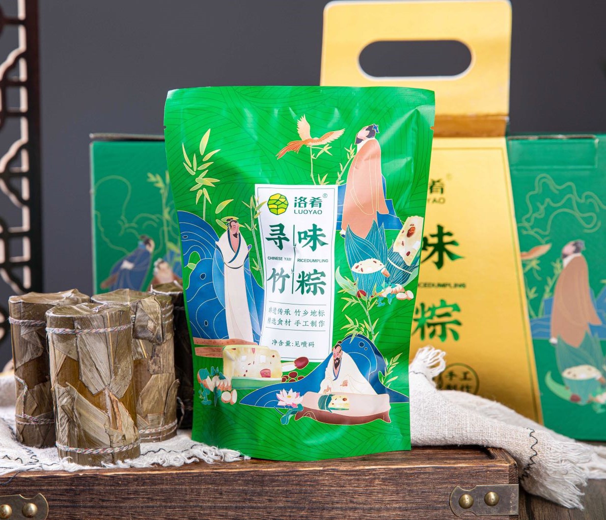 铁棍山药竹筒粽