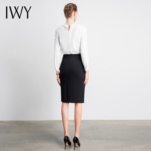 IWY/白色衬衫裙职业装气质名媛时装款高级小套装成熟ol经理服时装
B11234-W+S0486(ASC) 商品图3