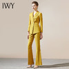 IWY/高端黄色职业装女薄款时尚气质公务员面试正装工作服小西装套装OL203147C1+203147P3 商品缩略图4