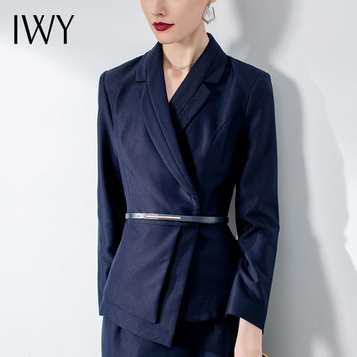 IWY/西装套裙时尚收腰修身西装套裙高端名媛职业装气质工作服CS1112 商品图4
