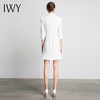 IWY/白色七分袖职业连衣裙西装裙时尚气质清凉气场工作服装面试Q14096W+YD-096 商品缩略图3