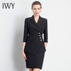 IWY/黑色职业西装套裙女气质干练通勤工作服高端时尚商务上班通勤正装
C10408+S10408B 商品缩略图1