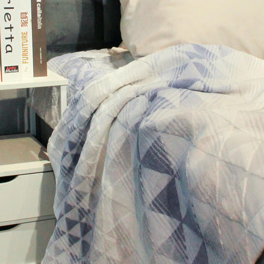 日本西川 渐变菱格空气凉毯 商品图14