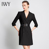 IWY/黑色七分袖职业连衣裙显瘦轻奢员工服时尚制服工作装上镜Q14096B 商品缩略图1