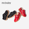 mrbaby童鞋女 2021春季新款亮面拼接波点优雅透气休闲 儿童皮鞋 商品缩略图2