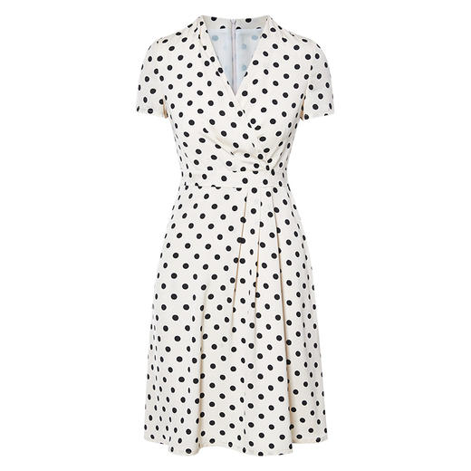 皮尔卡丹女装年夏季新款波点印花连衣裙C11DS17W0
 商品图5