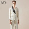 IWY/西装套装时尚气质女神范工作服西服韩版商务职业装白色面试正装OL203143C1+203143P3 商品缩略图2